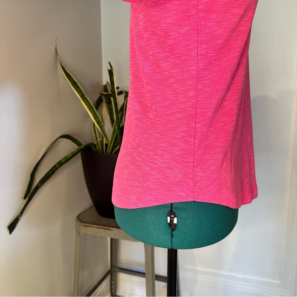 NWT GAP Essential Rib Turtleneck T-Shirt fuchsia SMALL - Picture 6 of 12
